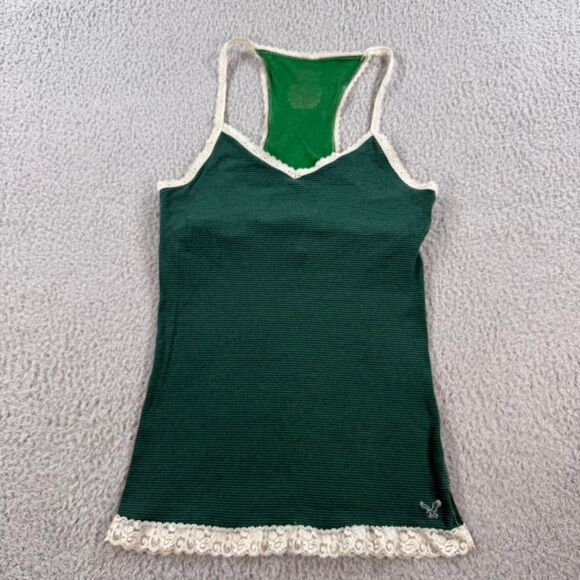 American Eagle Outfitters Tops - American-eagle Women's Green Vest